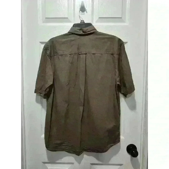 Farah Classics Mens Button down Short Sleeved Shirt 100% cotton Size MEDIUM - Picture 2 of 5